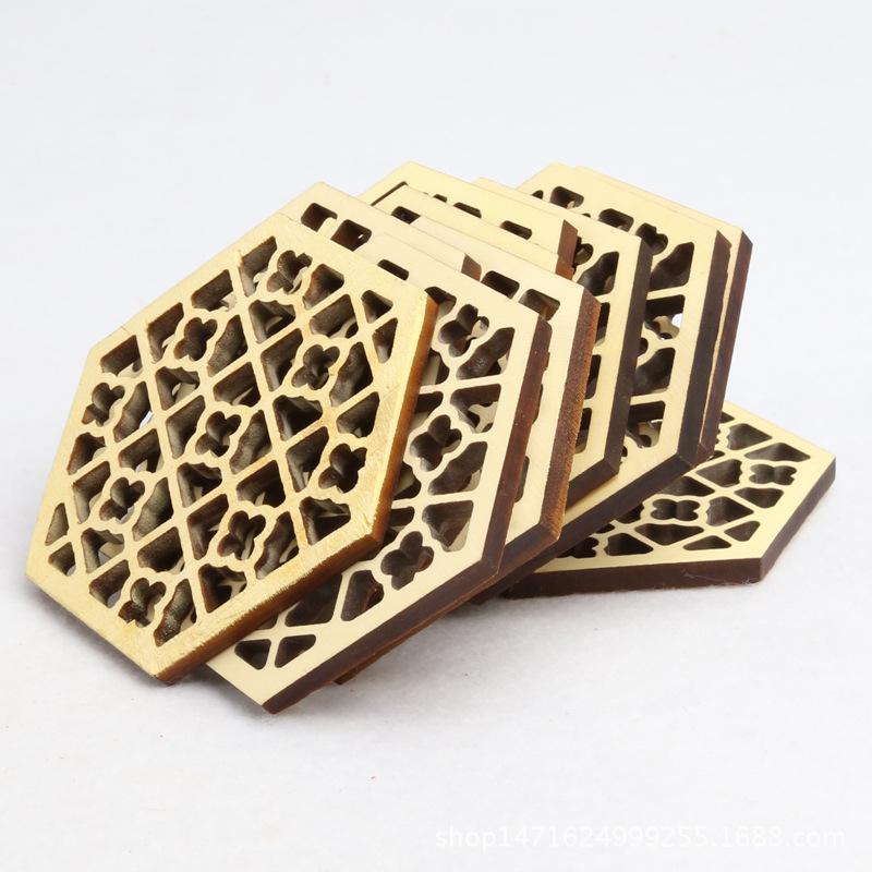 Bergkedja trä hexagonal präglad erhu ljudfönster massivt trä urheen tillbehör stränginstrument delar & tillbehör