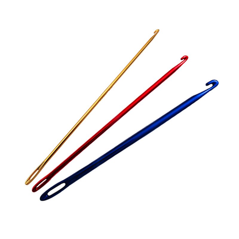 Crochet Hook Big Hole DIY Hook Hat Crochet Knitting Sweater Hat Scarf Hook Tool DIY Weaving Wool Yarn Tool Sewing Accessories
