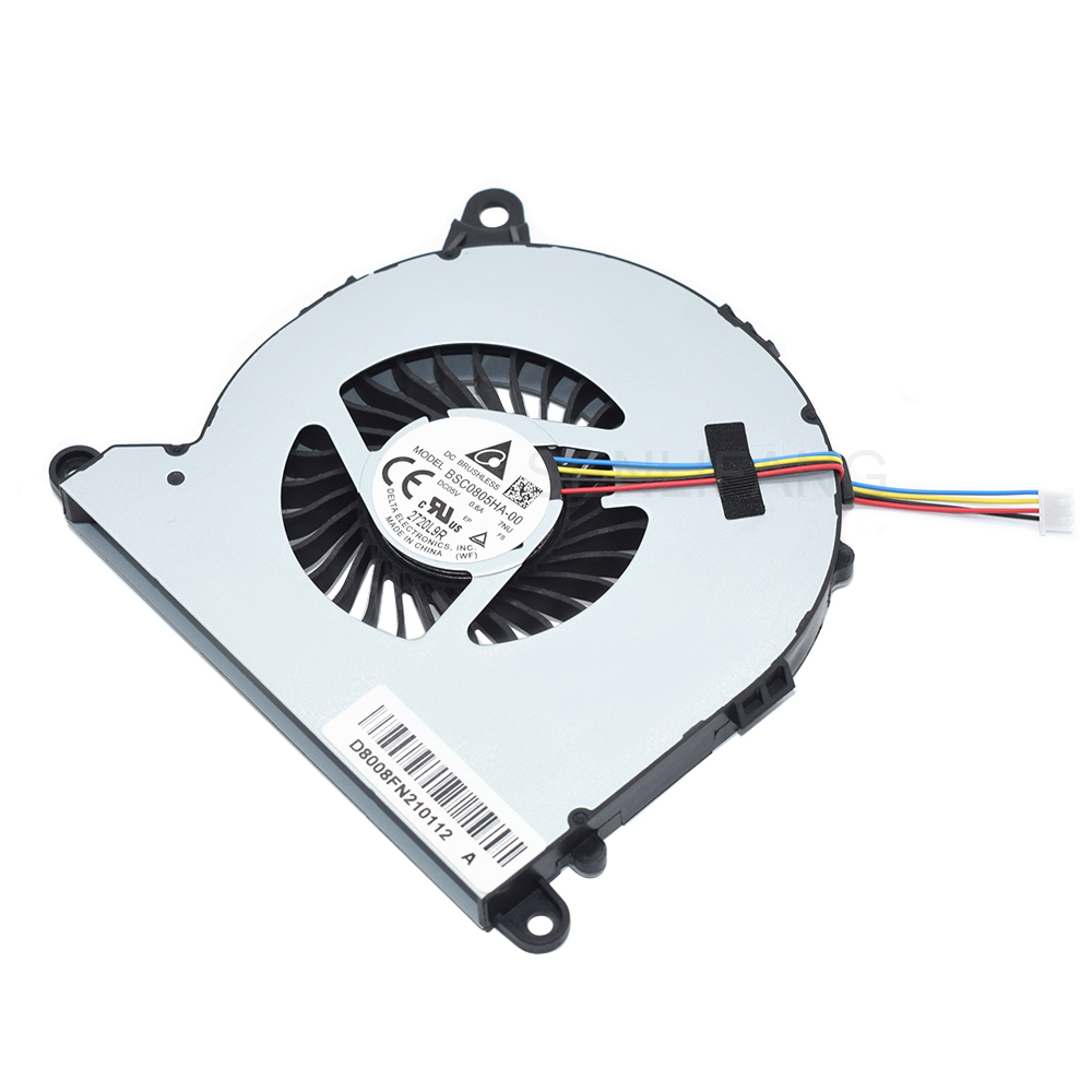 Nouveau ventilateur de refroidissement CPU pour Intel NUC8I7BEH NUC8 I3 I5 I7 ventilateur d'ordinateur BSC0805HA-00 DC05V 0.60A 1Z24L9R 4 broches