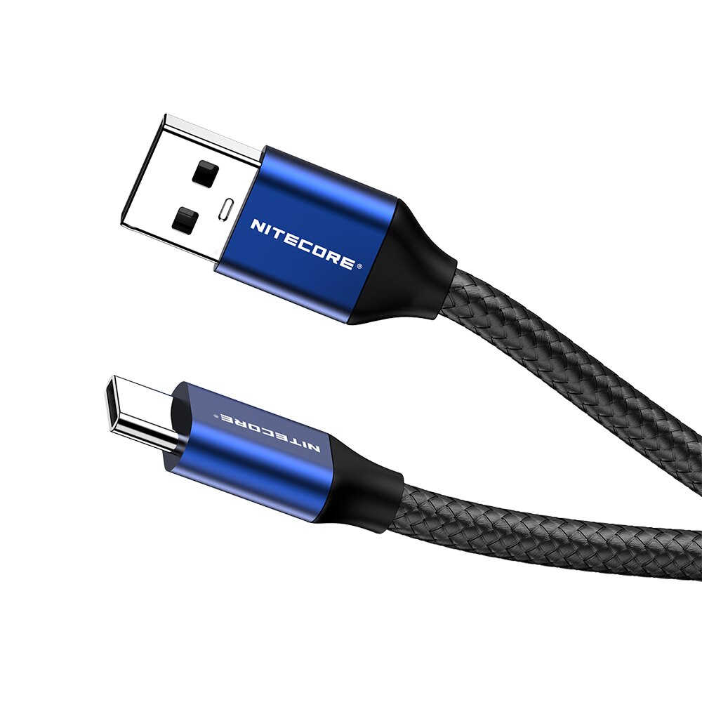 NITECORE UAC20 USB-C to USB-A 2.0 Charging cable 3A High Speed Charging Nylon Braiding