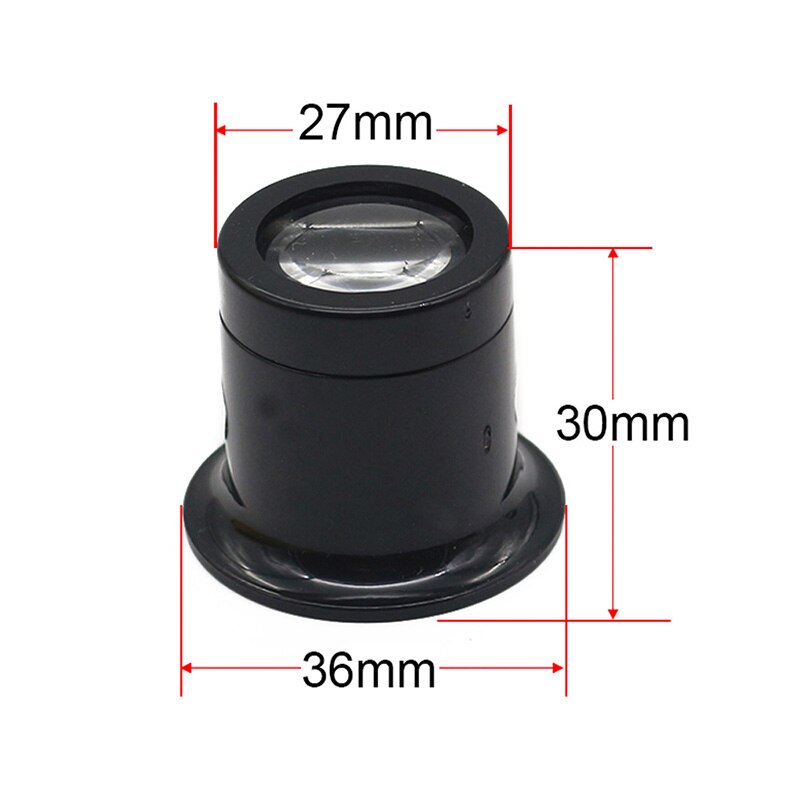 10X/5X Monocular Magnifying Glass Loupe Lens Eye Magnifier Len Repair Kit Tool Jewelry Watch Magnifier Tool