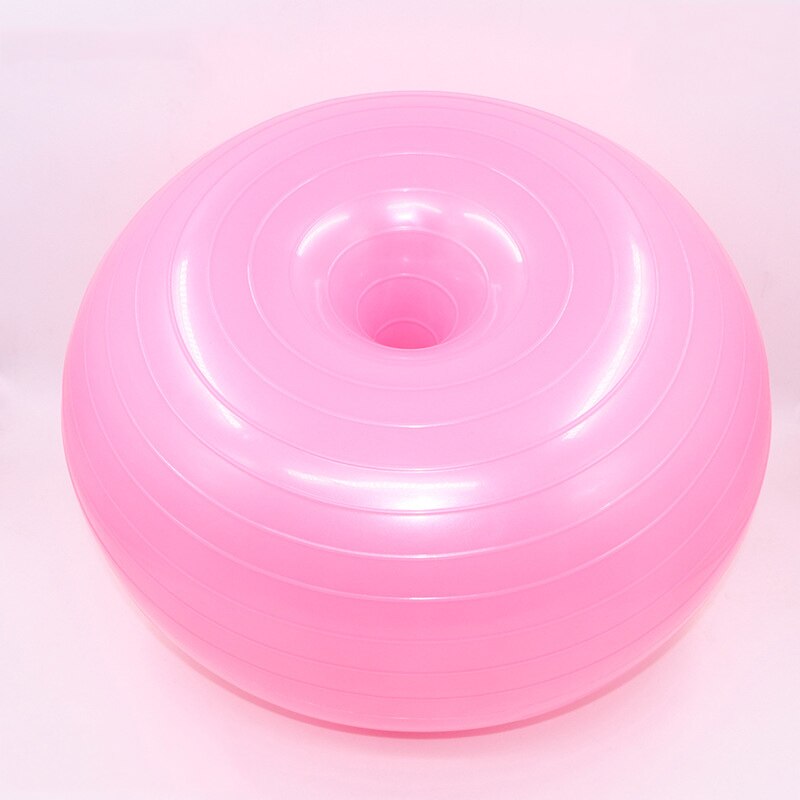 Pelota de Yoga Donut espesar a prueba de explosiones inflable equilibrio pelota de Yoga fitness con inflador ASD88