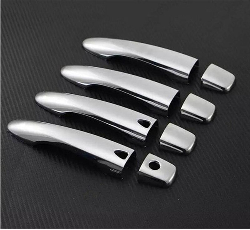 Chrome Door Handle Base Bowl Cup Covers For Nissan Versa Sedan & Hatchback – 4-Piece Set
