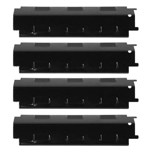 4pcs Stainless Steel Shield Tent BBQ Gas Grill Replacement Heat Plate Stainless Steel Heat Plate Shield Barbeque Grill BBQ Acce: XH00120