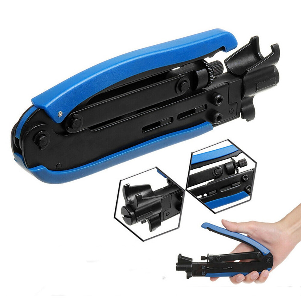 RG59 / RG6 Coaxiale Kabel Crimper Extrusie F Hoofd Extrusie Klem Krimptang Eletricista Alicate Ferramentas Eletrica: Default Title