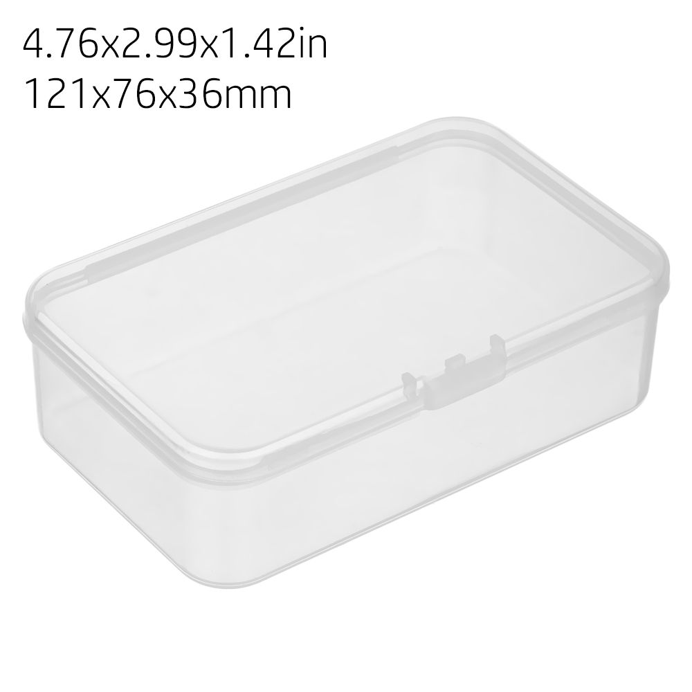 9Sizes Small Plastic Square Transparent Storage Box Items Sundries Organizer Case Jewelry Beads Container Tools Accessories Box