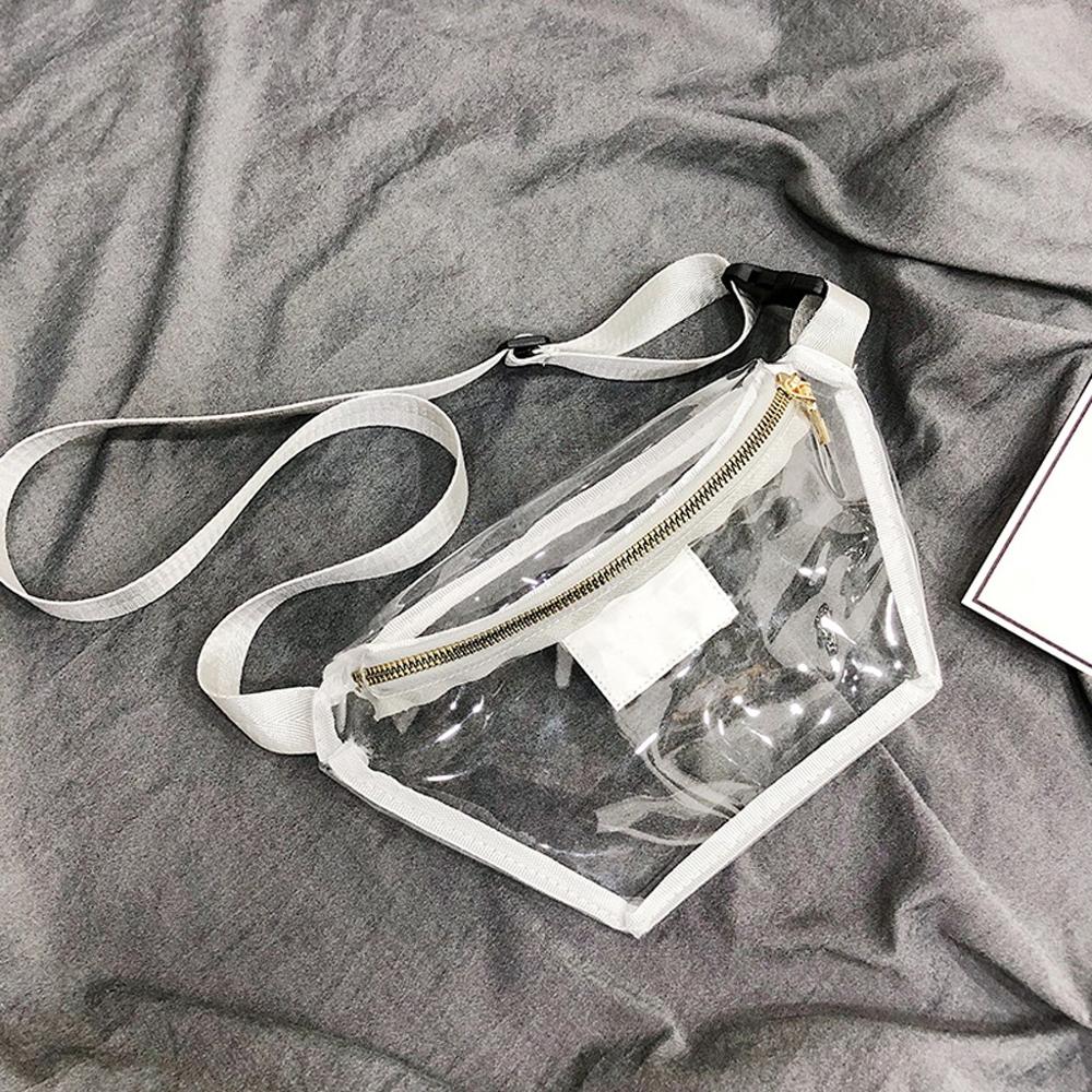 Summer Women's Transparent Waist Bags Trend Transparent Jelly Multifunctional Belt Bag Chest Phone Pouch Waist Packs