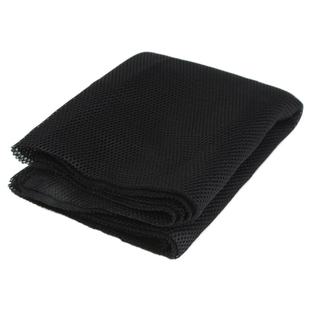 LEORY Speaker Grill Cloth Stereo Gille Fabric Speaker Mesh Cloth 1.4m x 0.5m 4 Colors Large/ Sound Box / KTV Box: Black