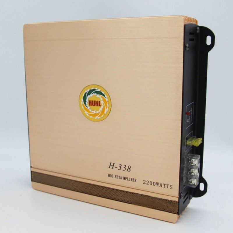 2200 Watt Mosfet Goud Klasse Ab Auto Versterker Codering 2 Kanaals Audio Versterkers Hoorn Versterkers Bass Booster
