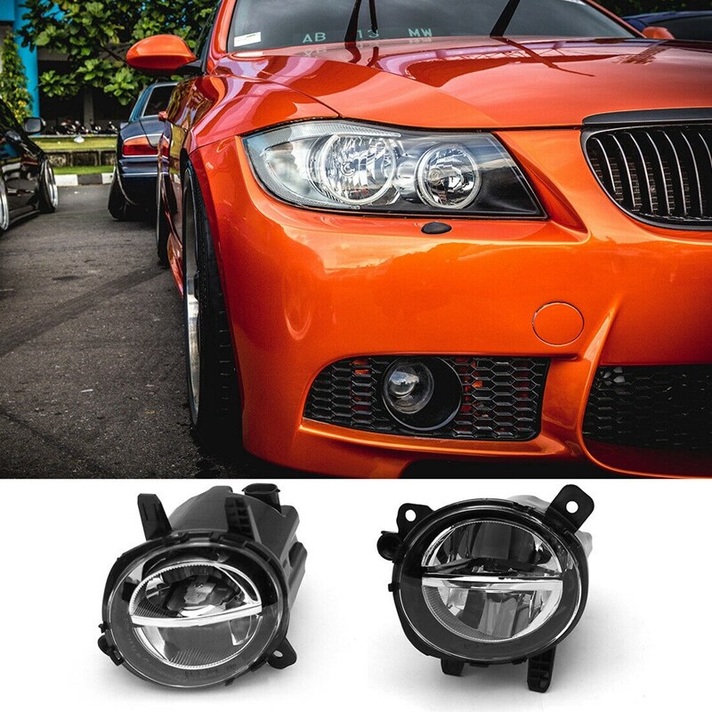 A Pair Car Front LED Fog Light Fog Lamp DRL Driving Lamp ForBMW F20