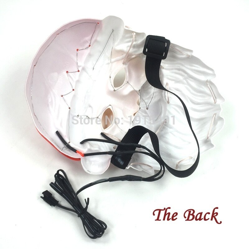 Santa Claus Led Mask Christmas Party Glowing Cold Light Role Playing Party Decoration