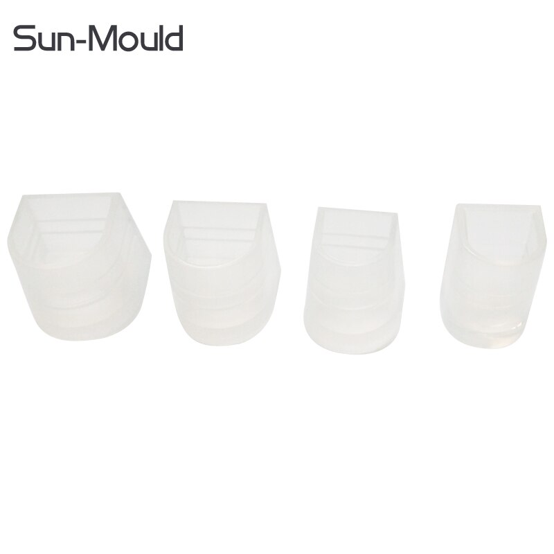 Protectores de tacón para zapatos de baile latino, clásicos, 4 tipos de tacones de salón, protector de puntas de talón, tacón de plastico, 20 par/lote