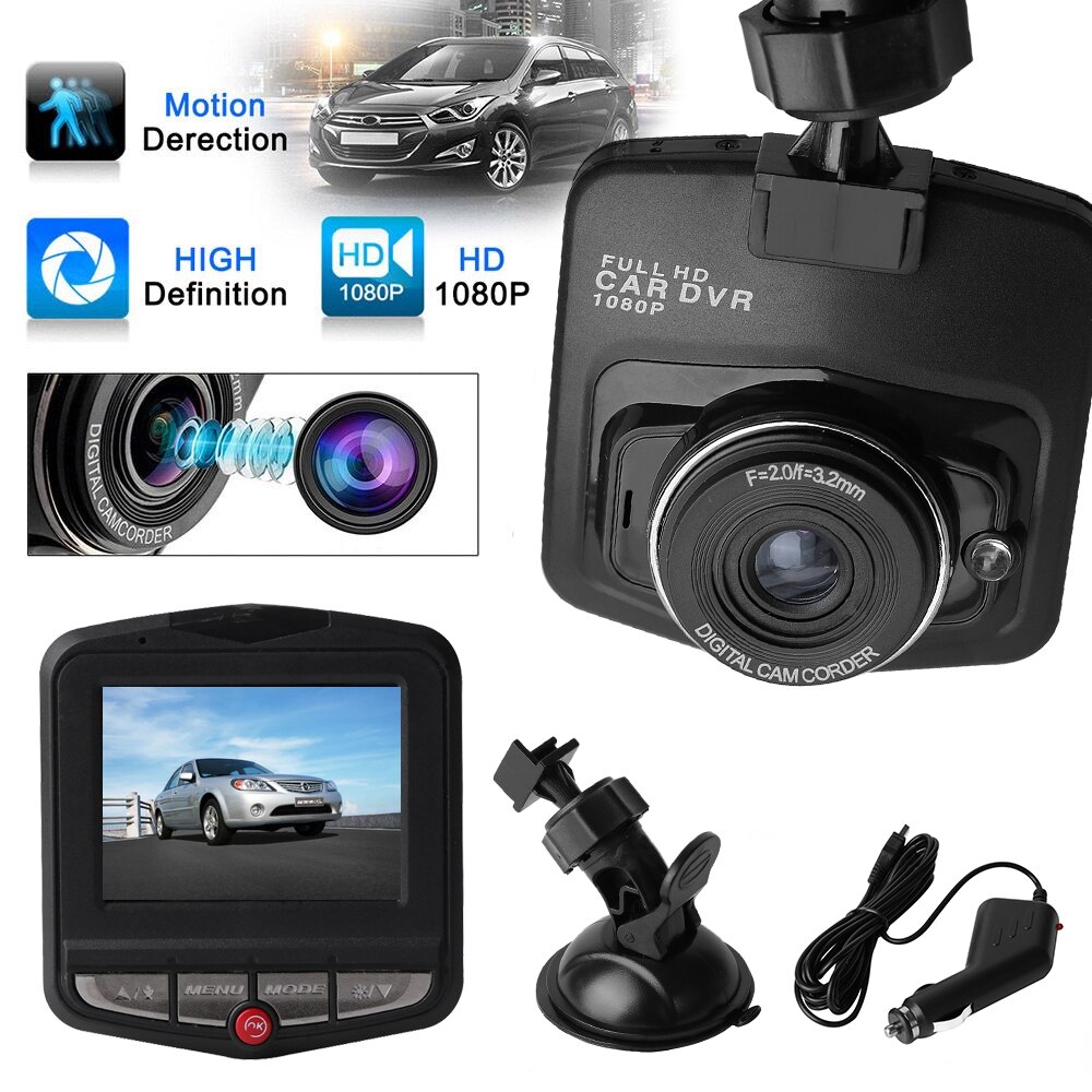 2.4 "Mini Auto DVR Camera Dashcam Volledige HD1080P GT300 video Recorder G-Sensor nachtzicht Camera