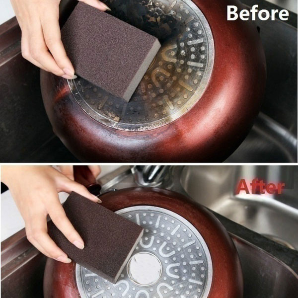 5Pieces/lot Melamine Sponges Magic Brush Kitchen Home dishes Washing Cleaning Tool rectangle and Little hippo dishwashing sponge