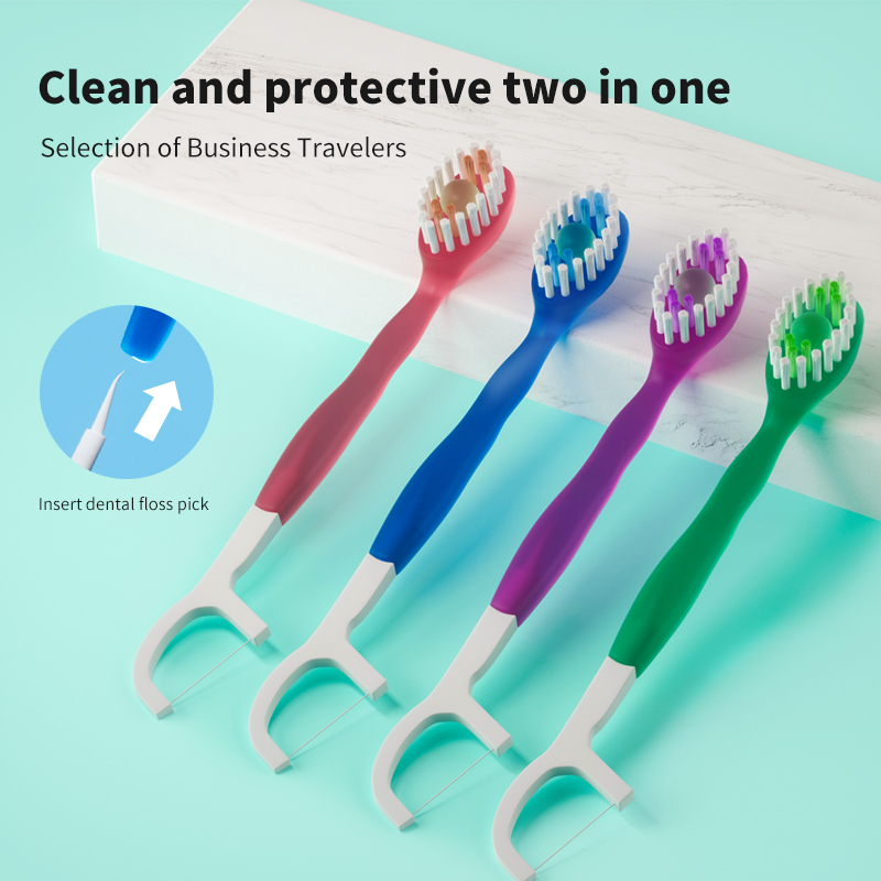 Brosse à dents Portable 5 en 1, fil dentaire 8/16 pièces pour nettoyage buccal ng, brosse à dents jetable pour adultes en voyages d'affaires