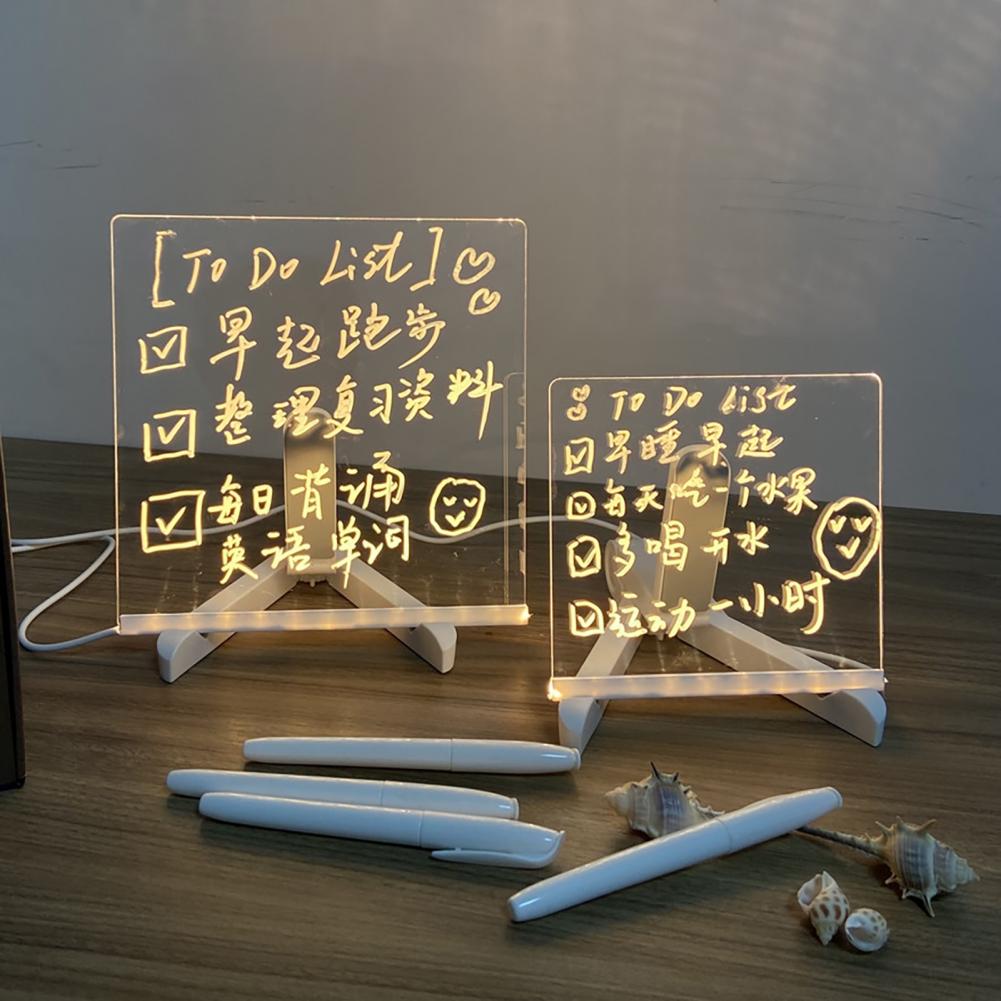 Notepad Board High Ins Acrylic Wordpad Board Reusable Memo Board