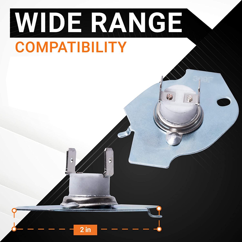 -5 Pieces of Thermal Fuse Replacement Parts Suitable for 3973393 Clothes Dryer Replacement AP3094244 3399848 AH334299