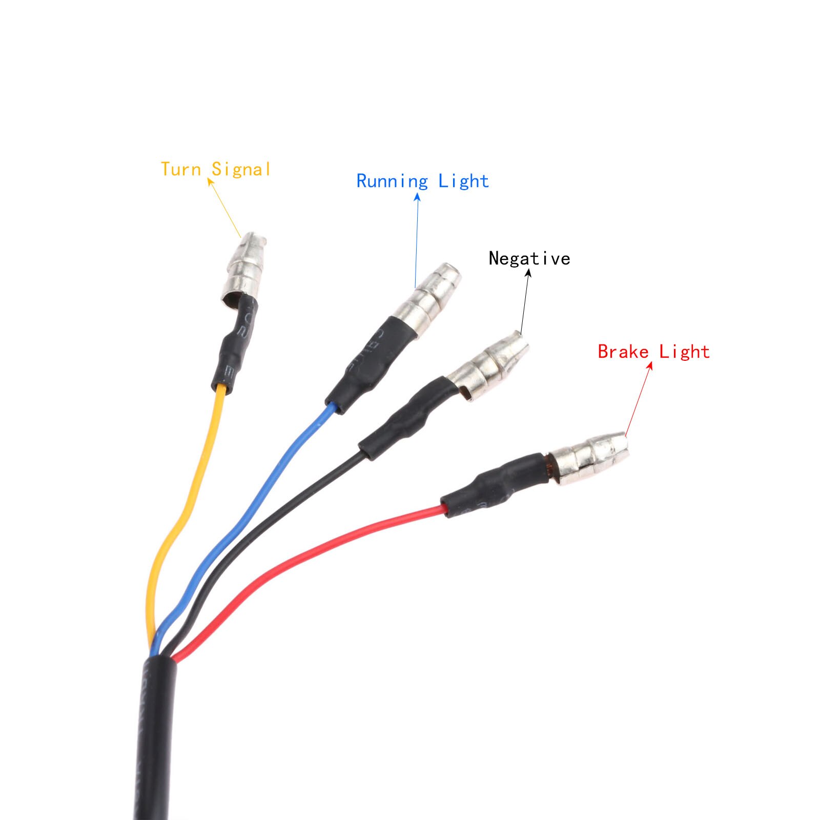 2 Pcs/4 Pcs Motorrad LED Blinker Blinker Indikatoren licht Bremse Hinten Laufende Lampe DC12V Bernstein LED Signal drehen Licht 8mm Bolzen