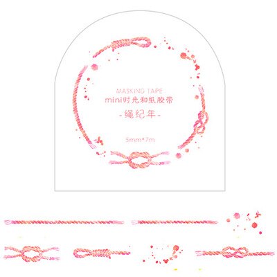 Mini Deco Paper Slim Floral Pink Washi Tape Japanese Stationery Masking Tape School Supplies Stickers Scrapbooking: A