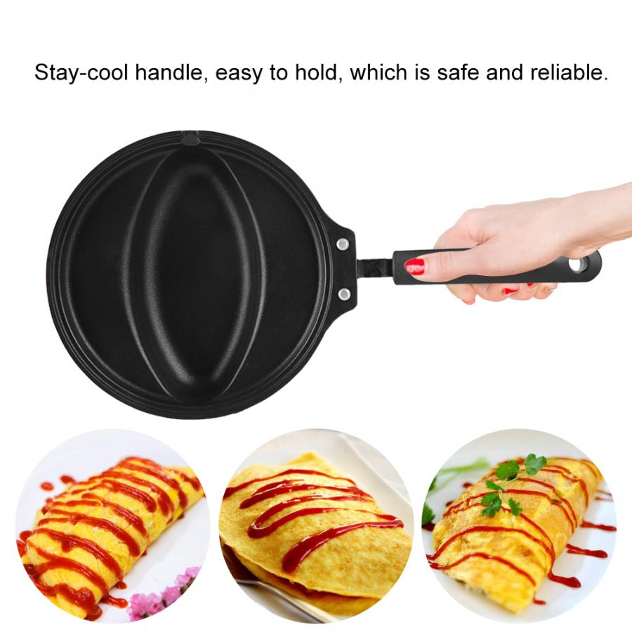 Non-stick stegepande omelet pan stegning bøf gryde håndholdt stegepotte non-stick køkken madlavning forsyninger