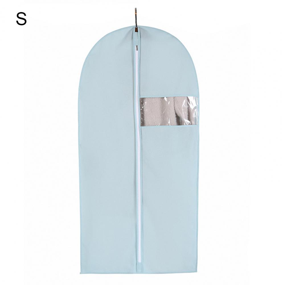 Bequem Non Woven Stoff Tuch Mantel Wiederverwendbare Staub-Proof Kleidung Abdeckung für Anzüge Kleidung Hängen Tasche: Sky Blue / L