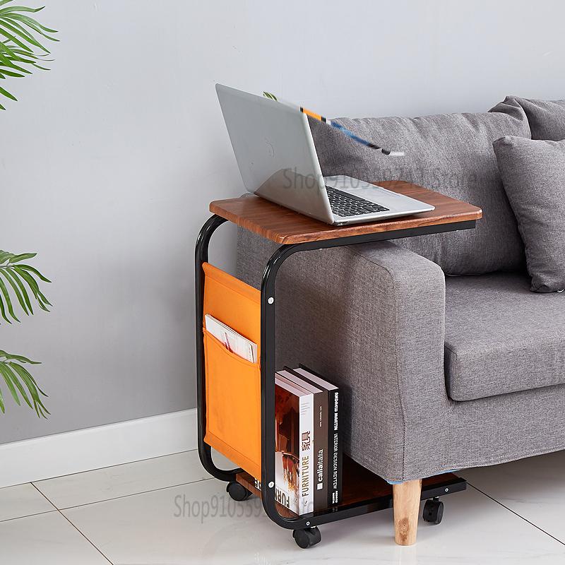 Simple Sofa Side Table, Mini Coffee Table, Living Room Movable Table, Bedside Table, Movable Tea Shelf Corner, Side Table