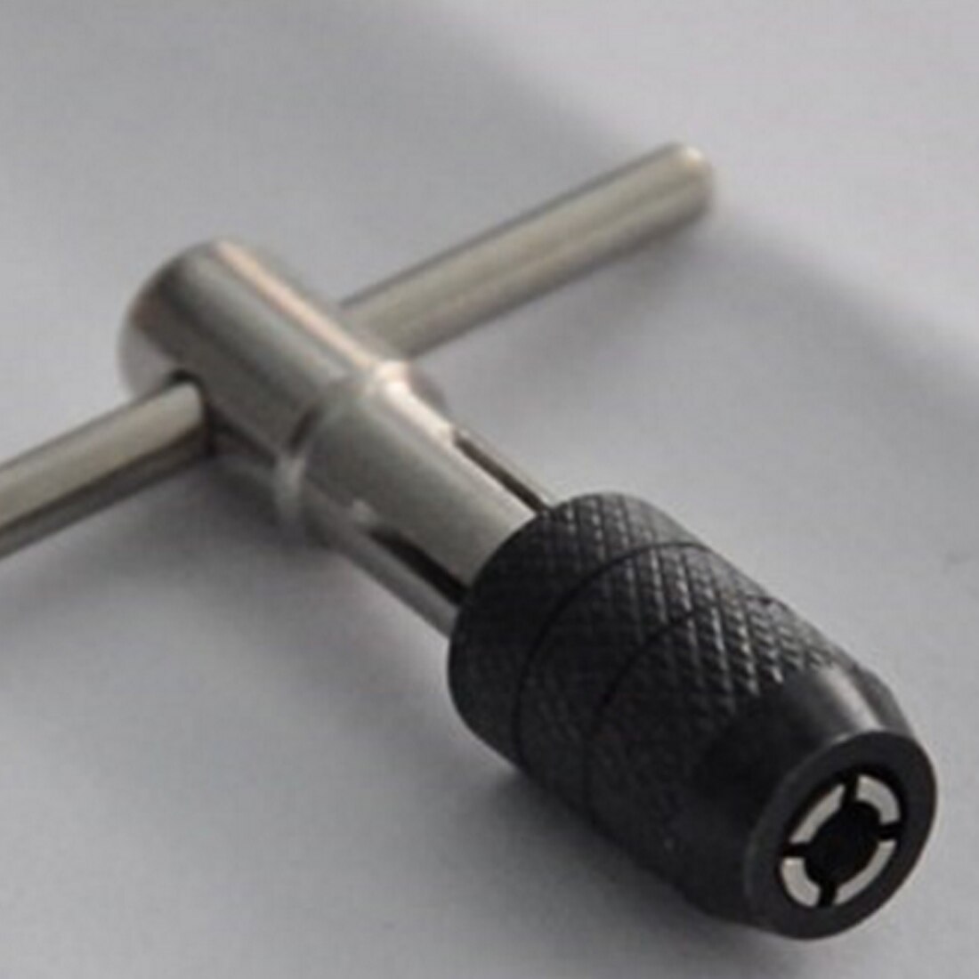 1/8"-1/4" T Type Screw Tap Holder Handle Adjustable Screw Tapping Threading T-Handle Tap Wrench Chuck M3-M6 Hand Toolx