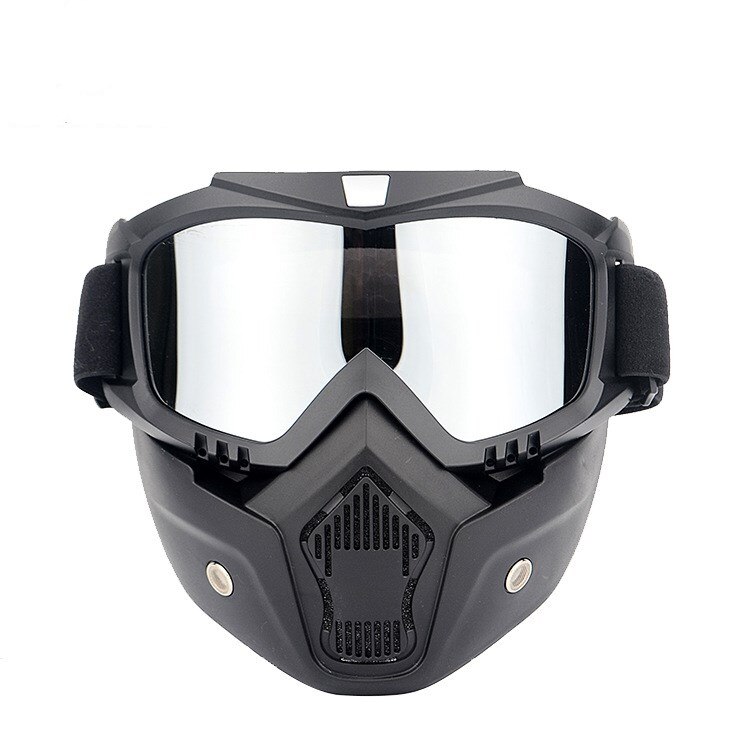 Winter Sport Schnee Ski Maske Berg bergab Skifahren Snowboarden Brille Maske Ski Googles Maske Ski Gogle Schnee Schlittschuh: Silber