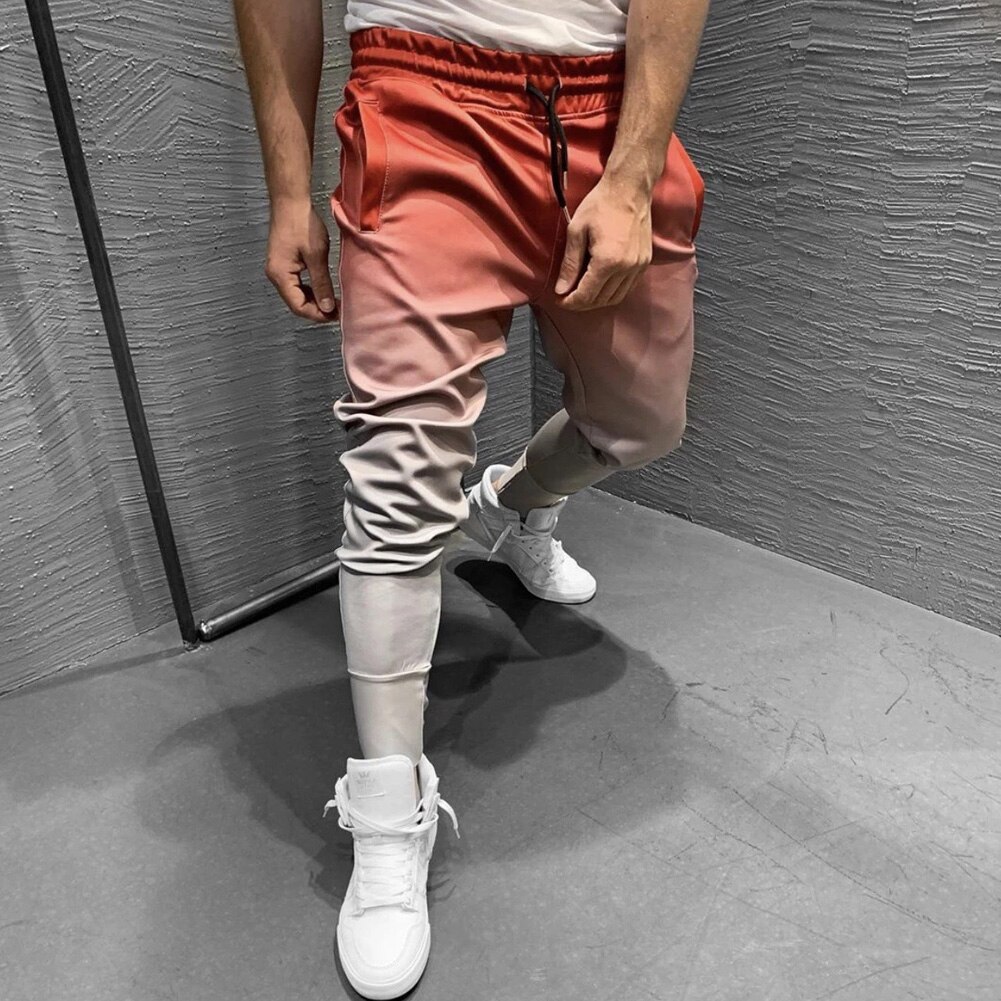 Männer Slim Fit Trainingsanzug Sport Gym Jogging Jogger Sweat Hosen Lange Hosen Kordelzug Fitness Hosen