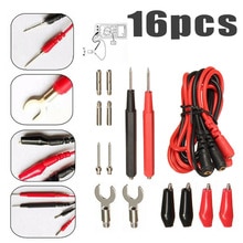 16pcs/Set Multifunction Digital Multimeter Test Leads Probes Voltage Meter Cable Durable And Practical