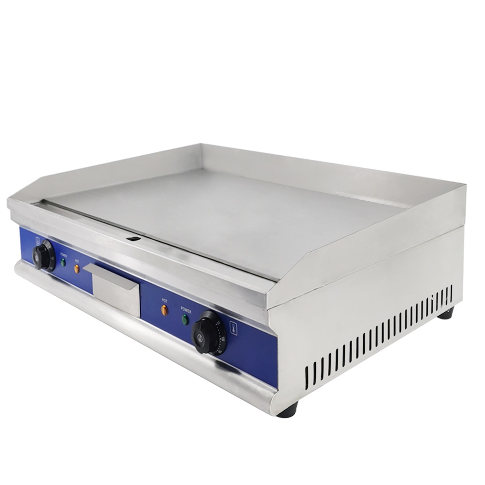 Griddle Hotplate Chip Fryer Grill Flat Pan Electric Grill Griddle For Kitchen Restaurant