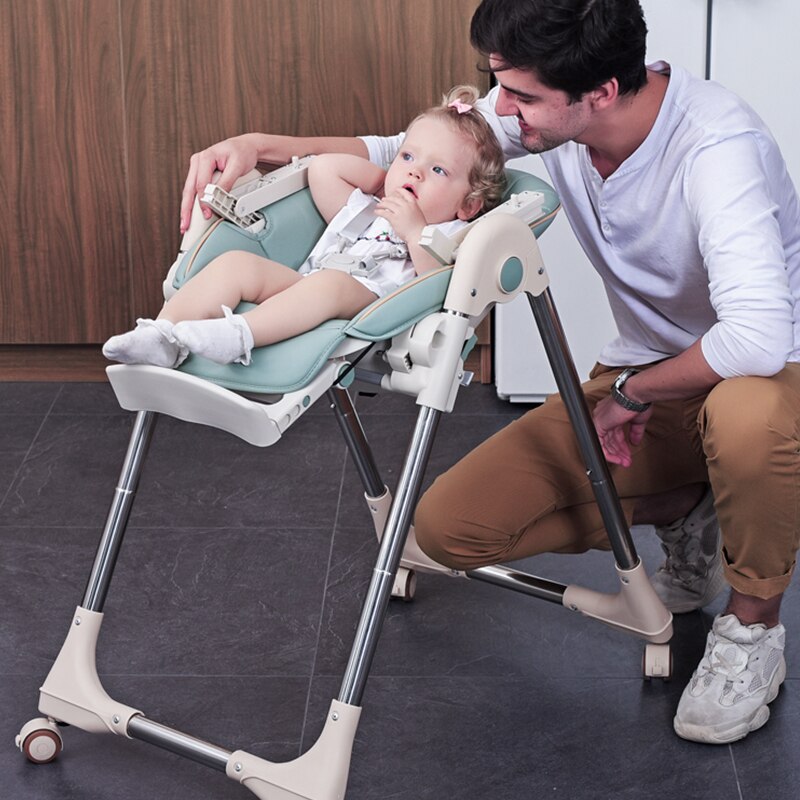 Baby højstol til fodring multifunktionelle baby børn høj stole sikkerhed spædbarn spise foderstol til