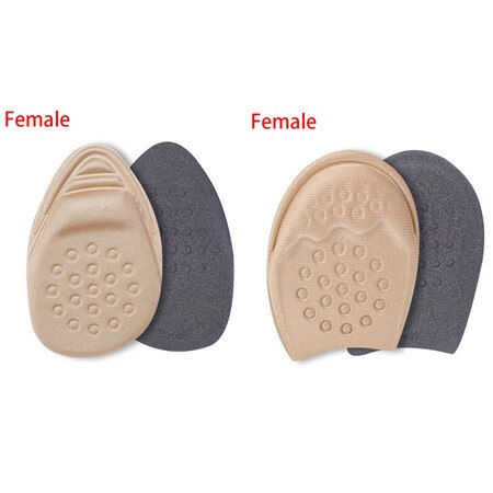 Women Men Pain Relief Forefoot Insert Half Insoles Non-slip Sole Shoe Cushion Reduce Padded Front Foot Pads for Shoes Inserts: A6