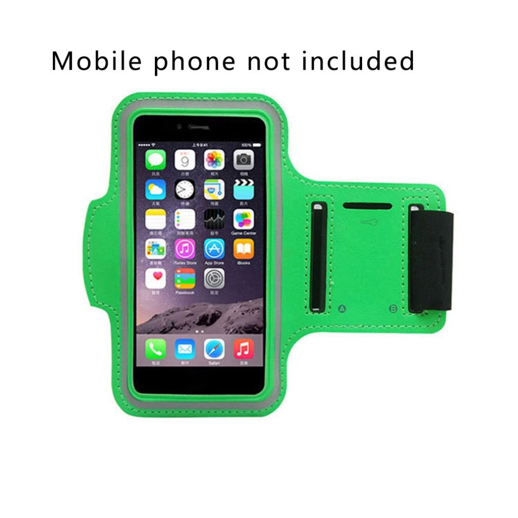 5.5 6.0 Polegada correndo saco de braço do telefone móvel neoprene neutro mergulho pano de proteção mix resistente durável à prova de choque anti-colisão: green