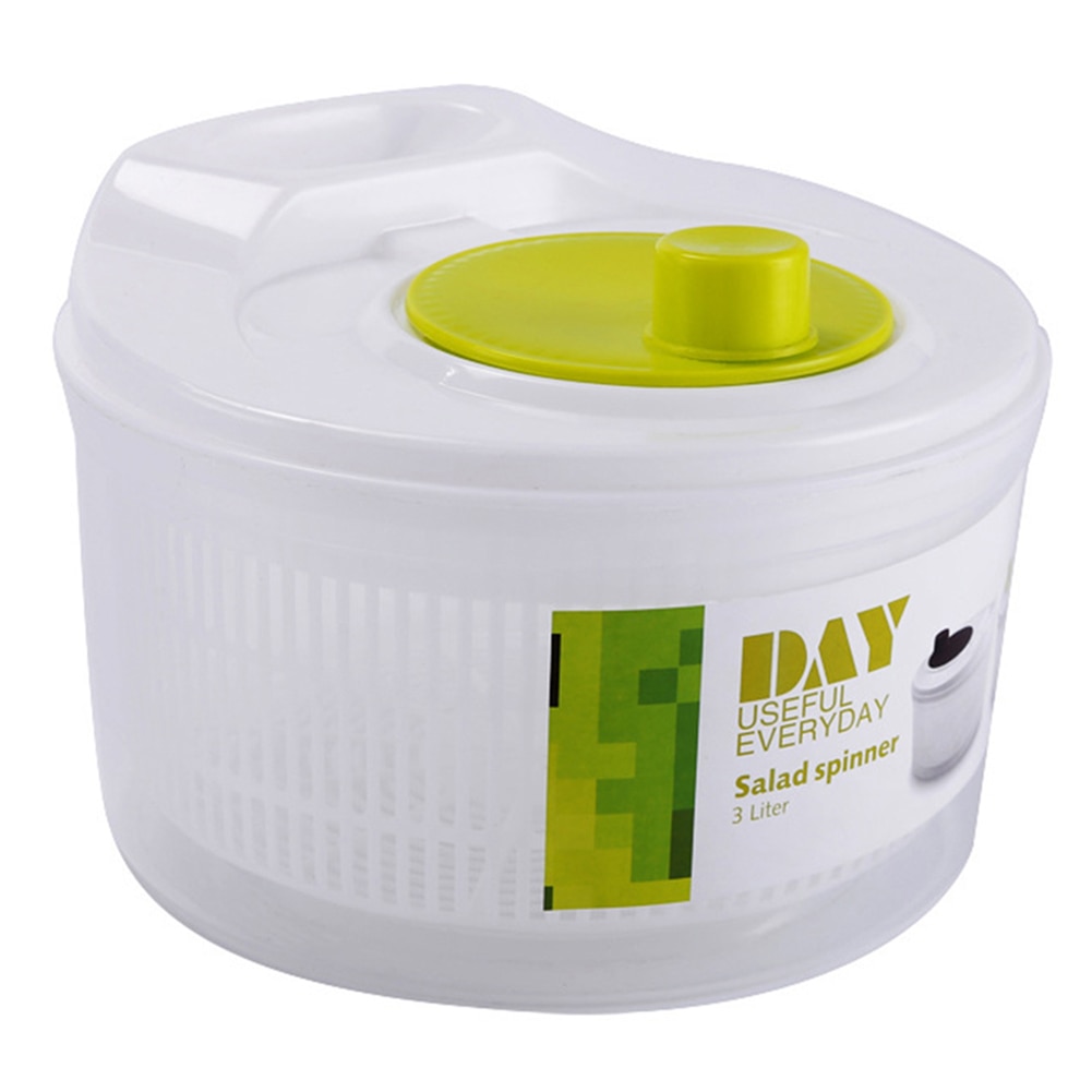 Deshidratador de lechuga giratorio, lavador de frutas, vegetales, ensalada Manual grande