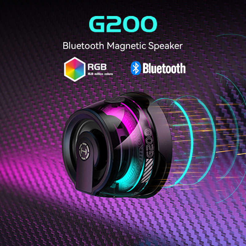 Edifier Hecate G200 Magnetic Bluetooth Speaker Outdoor Camping Portable Mini Speaker Bluetooth 5.3 RGB Lighting 7H Playtime