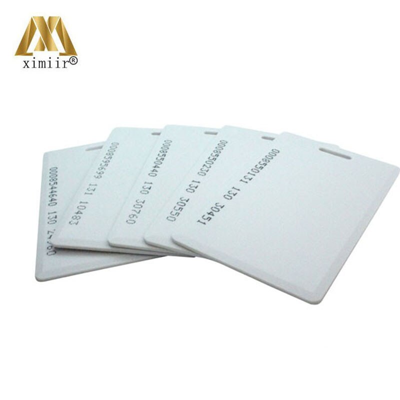 10pcs/lot EM4200 125Khz RFID card Readable Proximity ID thick cards EM-02B