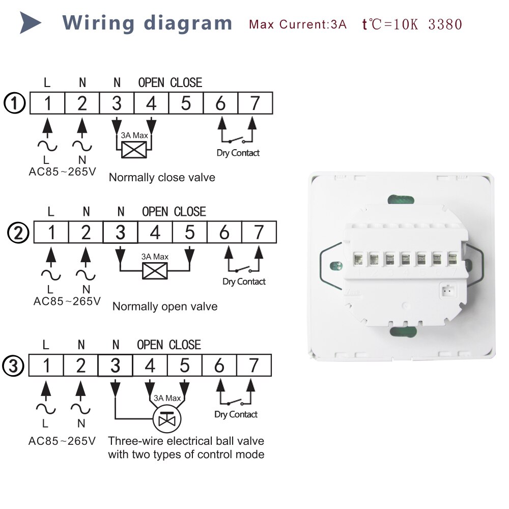 Beok Tuya termostato intelligente regolatore di temperatura Wifi per riscaldamento caldaia acqua/gas schermo colorato funziona con Alexa Google casa