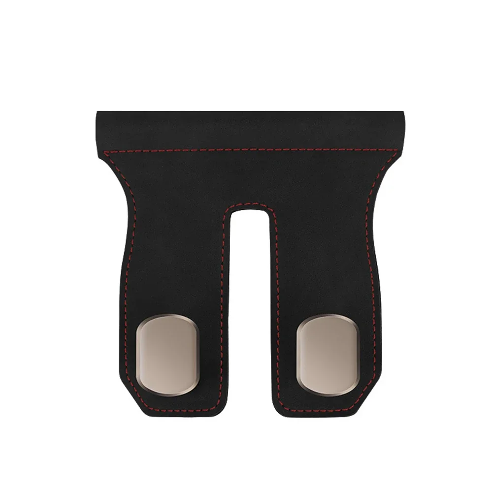 Crochets universels pour boîte à gants de voiture, porte-monnaie pour passager, porte-chapeau, rangement intérieur, crochet d'accessoires en daim automobile: Argent