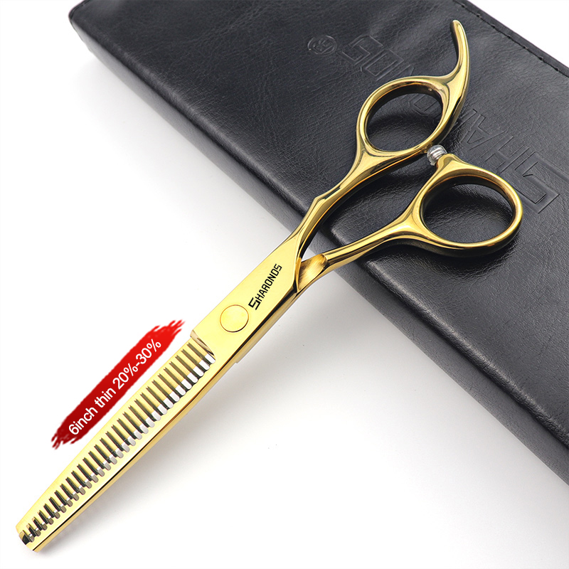 Echte kappersschaar, 6 inch kappersschaar, speciale schaar voor haarstylisten, schaar met platte tanden.: Roze