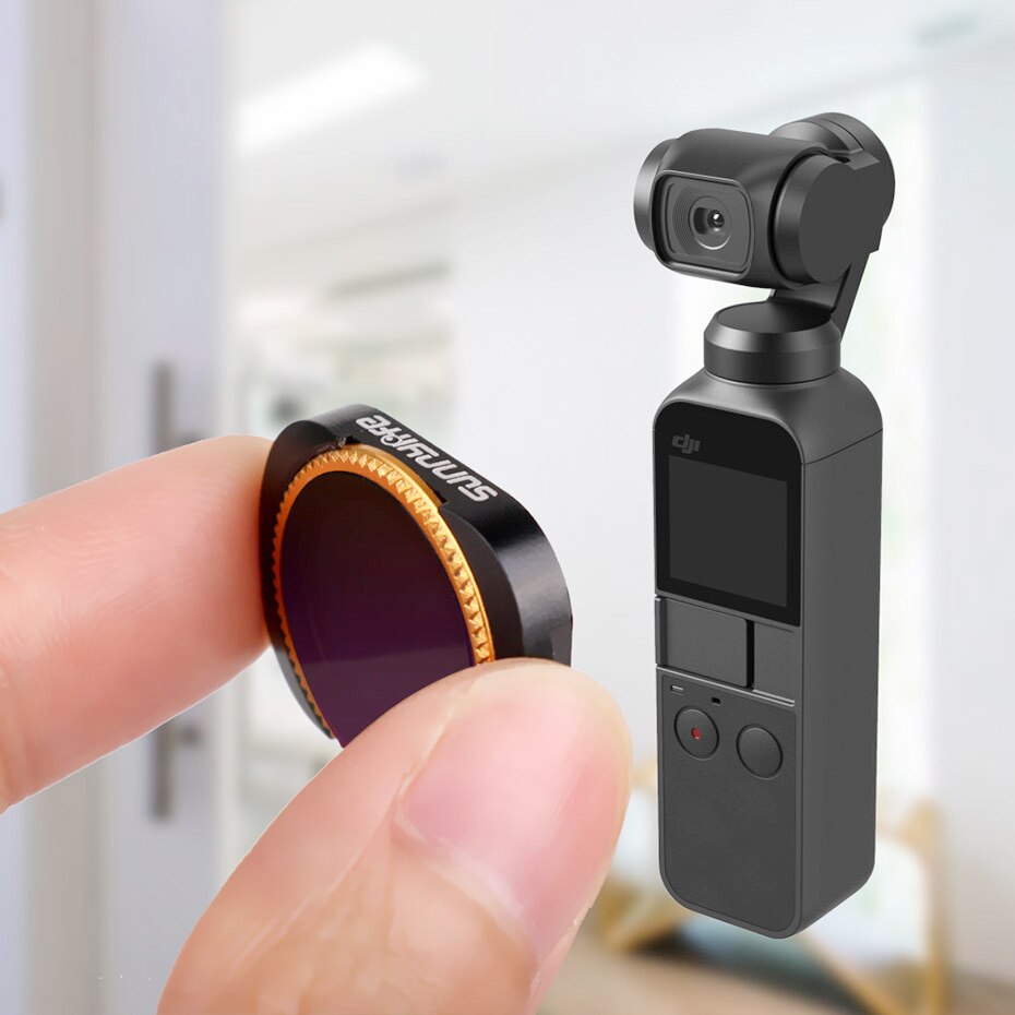 Til osmo lomme optisk glas linse filter  nd32- pl uv polariserende filtre til dji osmo lomme håndholdt kamera tilbehør magnetisk