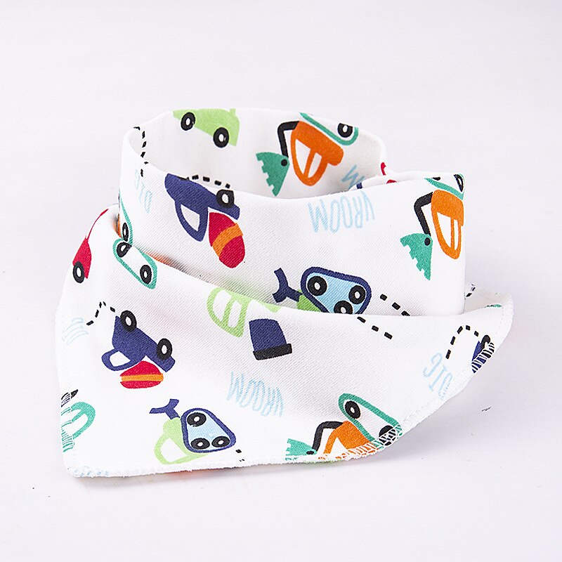 Bavoirs en coton pour bébés, 20 pièces/lot, écharpe de tête triangulaire, foulard pour garçons et filles, Bandana Dribble
