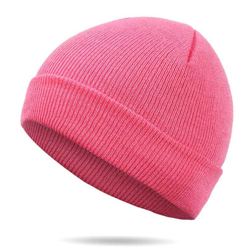 Hatt hip-hop häckmössa röd blå svart orange lila stretch stickade mössor höst vinter hattar för man kvinna skidmössa huva: 17