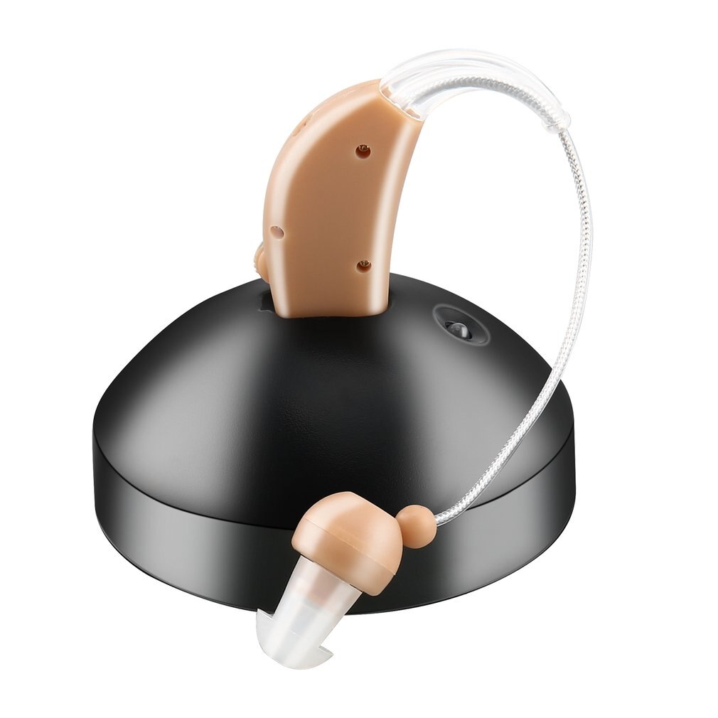 Oplaadbare Oor Gehoorapparaat Mini Apparaat Oor Versterker Digitale Hoortoestellen Achter Het Oor Voor Dove Ouderen Acustico Eu plug