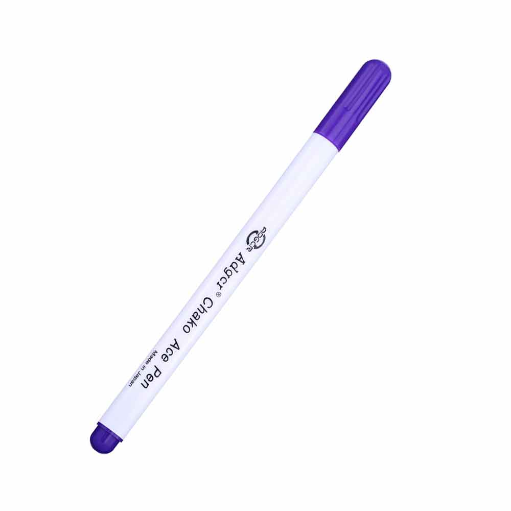Disappearing Erasable Ink Fabric Marker Pen Water Erasable Pen&Sewing Measuring Gauge for Quilting Dressmaking Sewing Tool: Purple