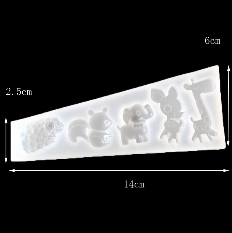 Silikonform mit flamingos, pferden, bäumen, blumen und lollis für schmuck, diamantanhänger, halsketten, bastelarbeiten, harz-epoxid-silikonform: Tier