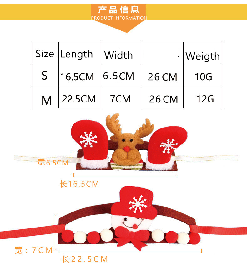 Robes pour animaux domestiques, couvre-chef pour noël et Halloween, Santa, accessoires de cosplay pour chiens et chats