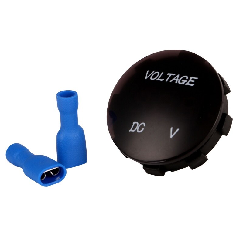 12-24v automotive digital detektion bil batteri monitor voltmeter termometer ciffer display auto voltmetre