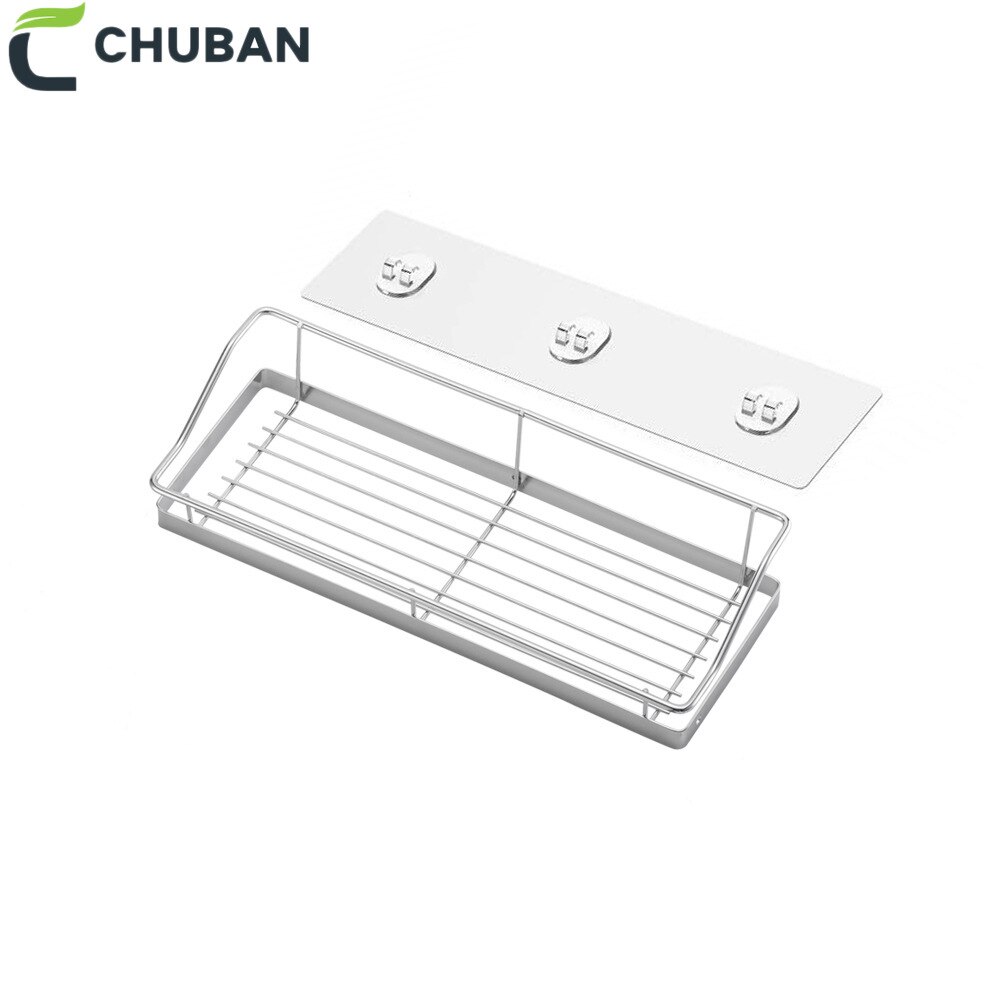 CHUBAN Multifunctional Stainless Steel Non Perforated Paper Towel Storage Rack In Bathroom, Toilet and Kitchen Towel Rack A125