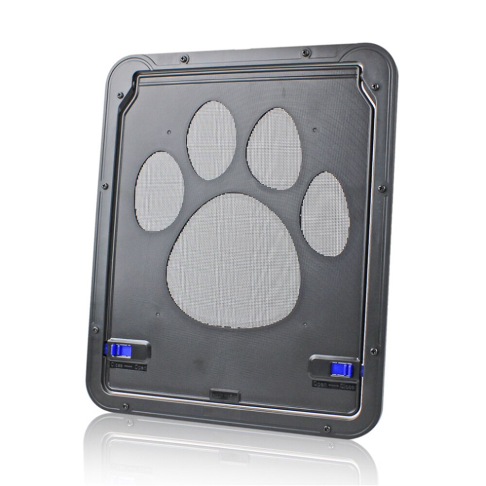 Kat Deur Afsluitbare Puppy Screen Veiligheid Magnetische Flap Deur Huisdier Venster Hek Huisdier Deur Tuin Huisdier Tunnel Hond Hek Kat honden Toegang: 24CMX29CM